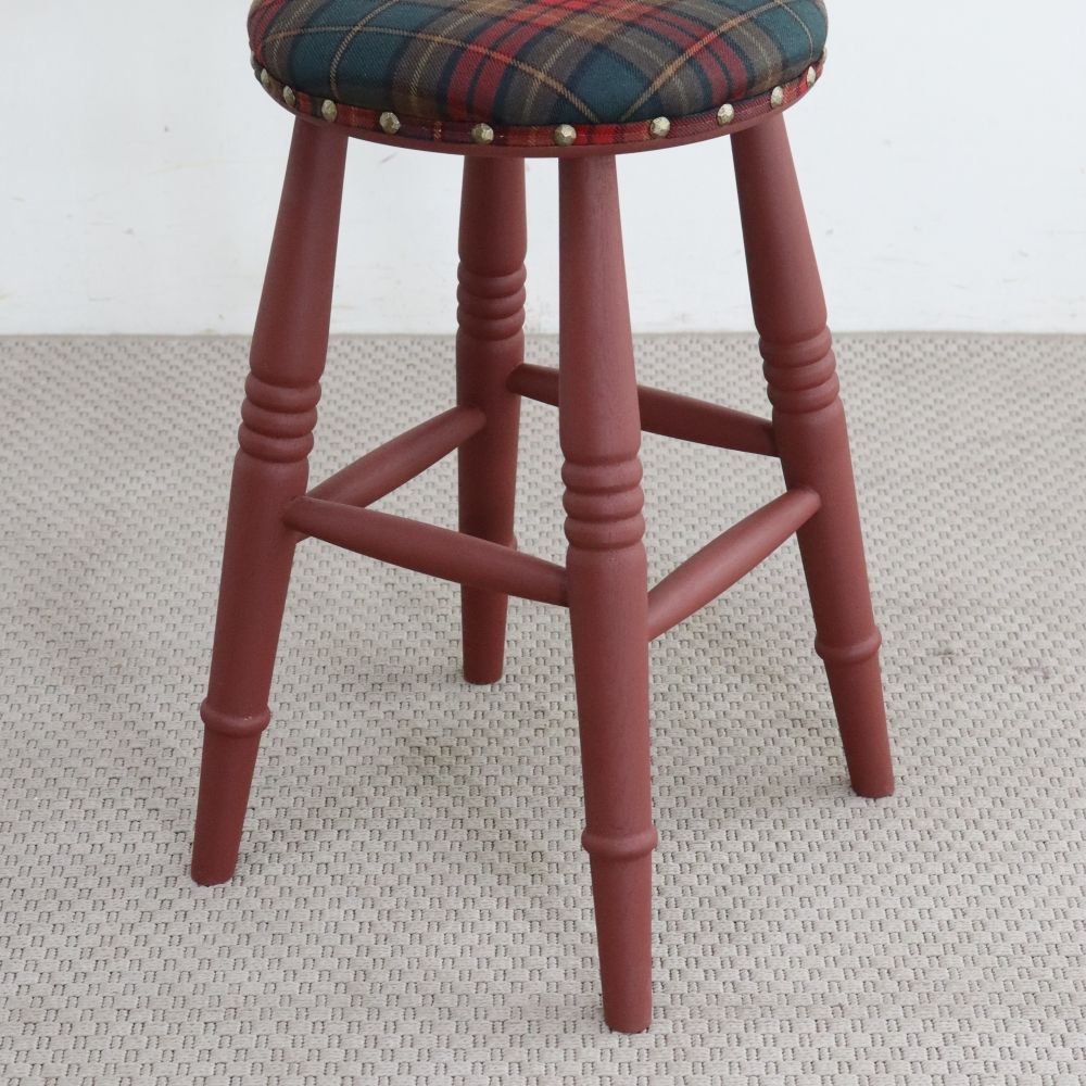 オシャレな挿し色♪ 当店オリジナルスツール OL-LS-CI-MW704BRED