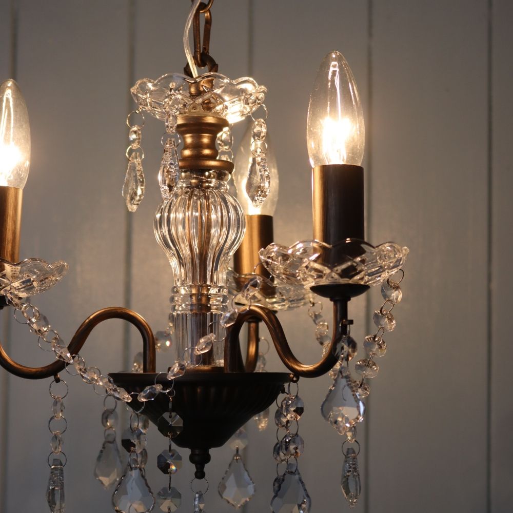 オシャレな輝きを演出♪ 3灯シャンデリア OR1-OS-001-3AT