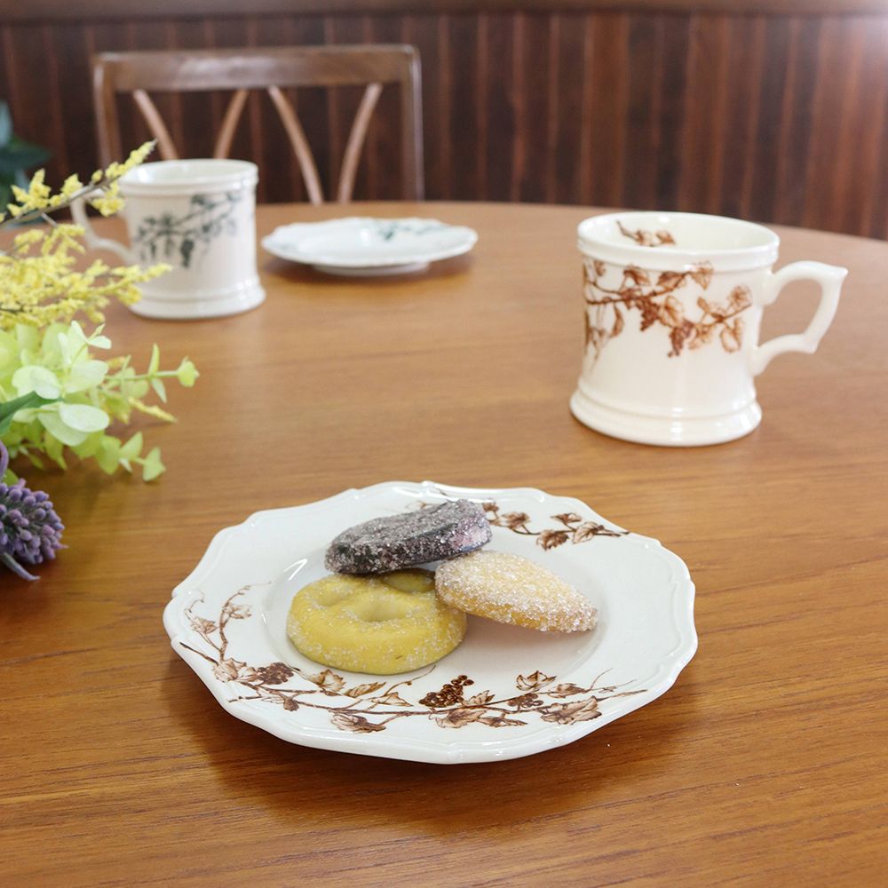 エレガントな八角形♪ ヴィーニュラウンドSブラウン SM1-183074