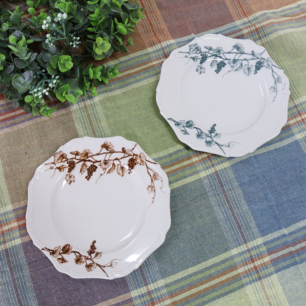 エレガントな八角形♪ ヴィーニュラウンドSブラウン SM1-183074