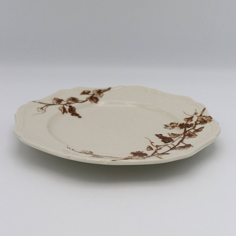 エレガントな八角形♪ ヴィーニュラウンドSブラウン SM1-183074