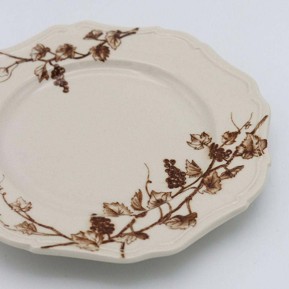 エレガントな八角形♪ ヴィーニュラウンドSブラウン SM1-183074