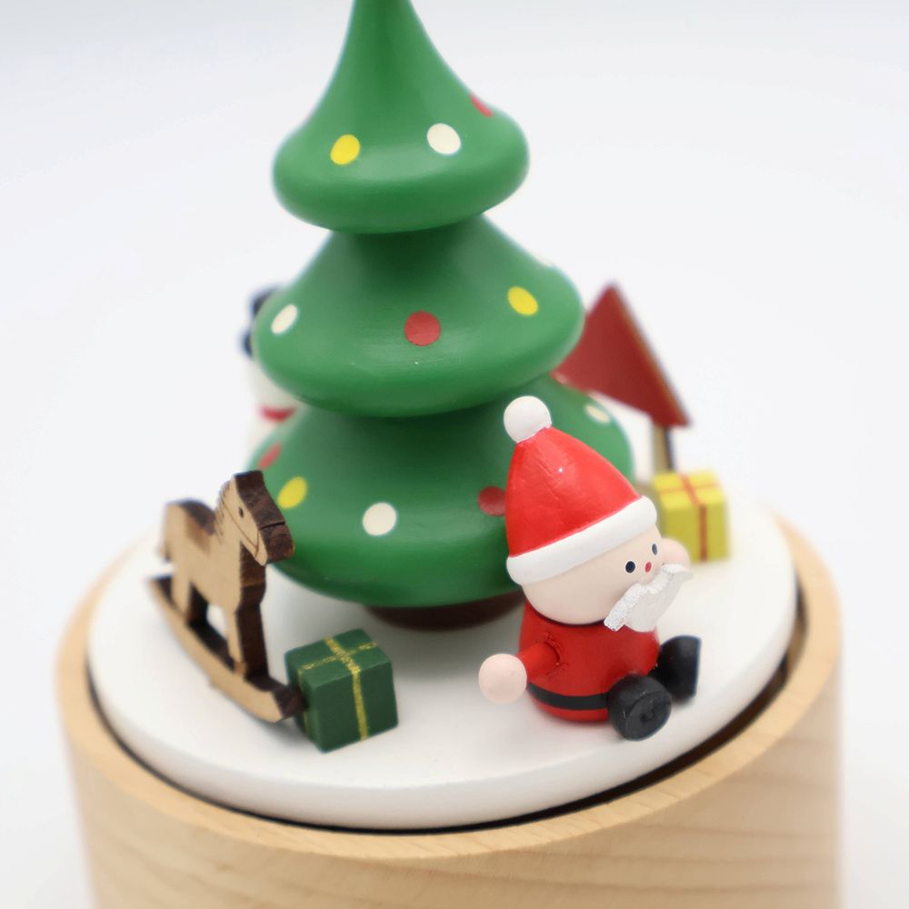 可愛い手のひらサイズです♪ 木製オルゴール ツリー SO2-SHXT7300