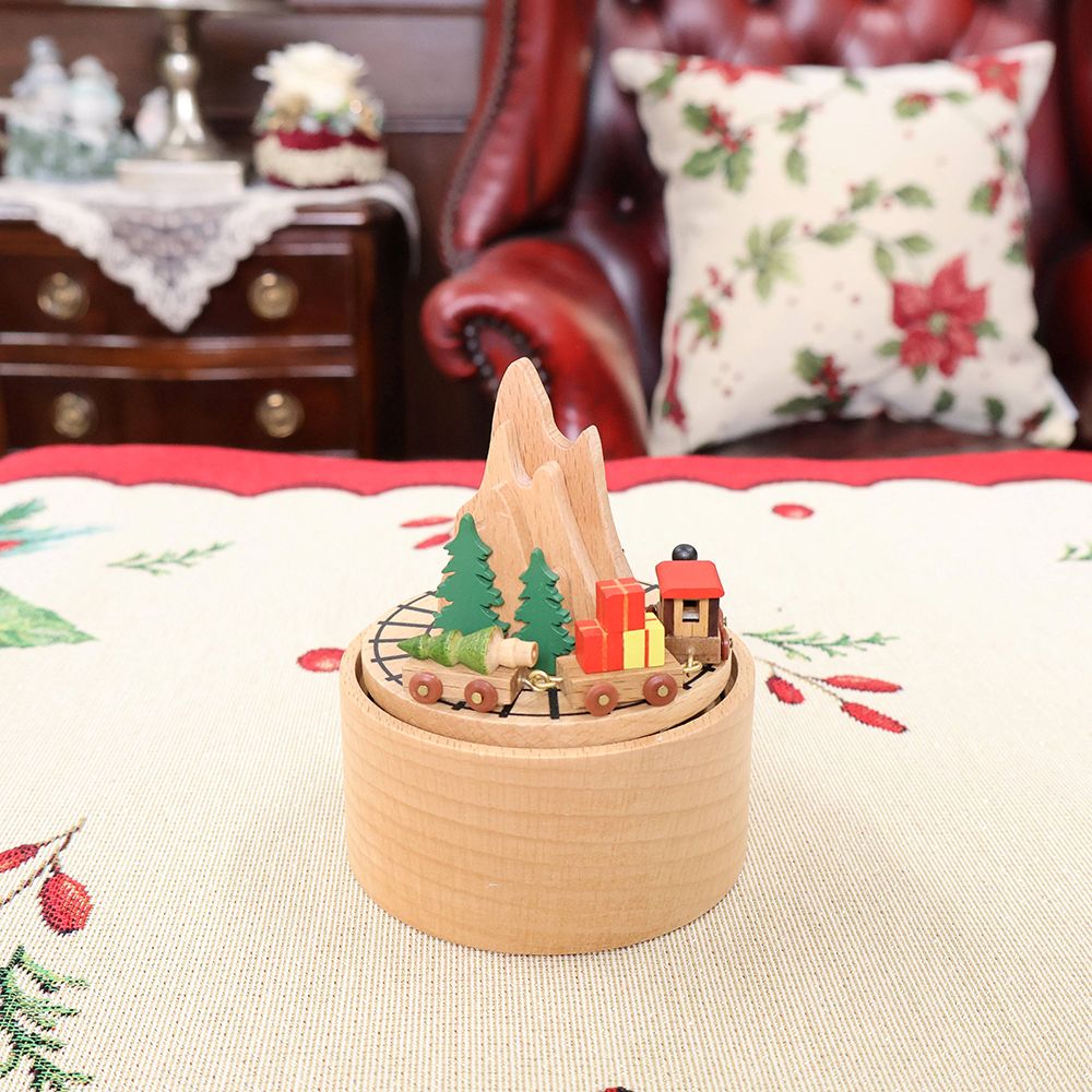 プレゼントにもピッタリ♪ 木製オルゴール トレイン SO2-SHXT7400