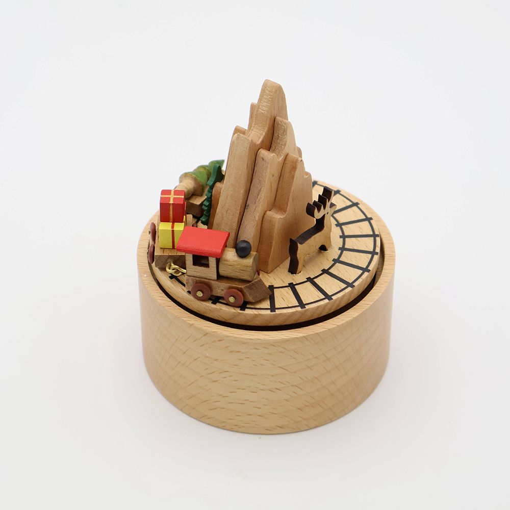 プレゼントにもピッタリ♪ 木製オルゴール トレイン SO2-SHXT7400