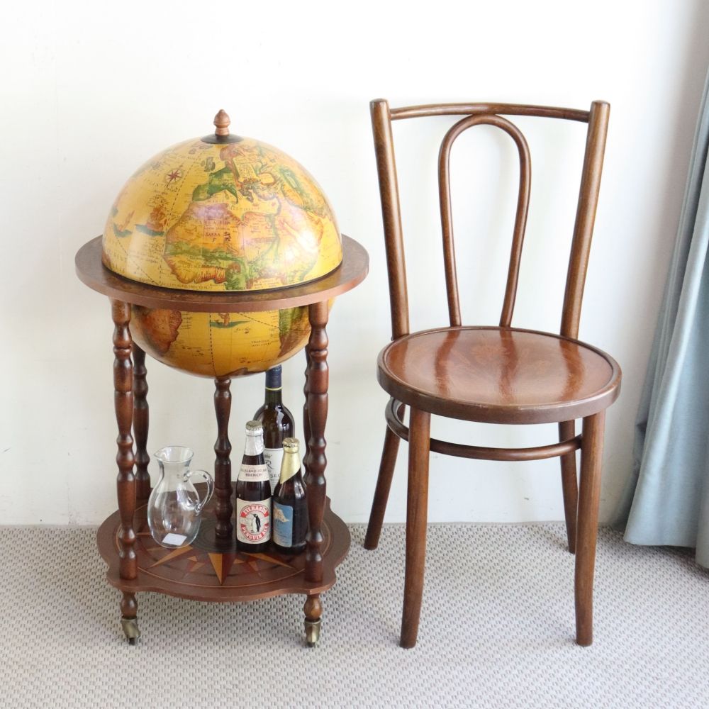オシャレな地球儀型♪ ドリンクキャビネット VC104-025