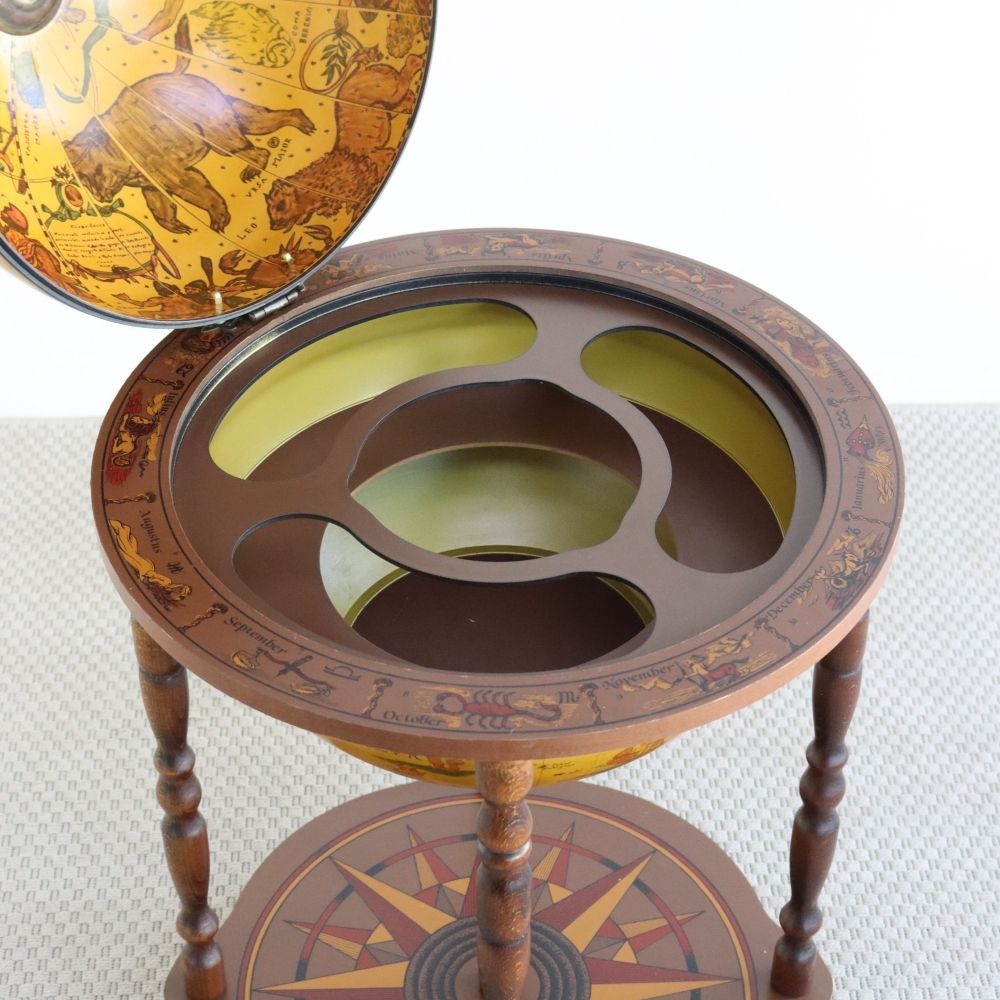 オシャレな地球儀型♪ ドリンクキャビネット VC104-025