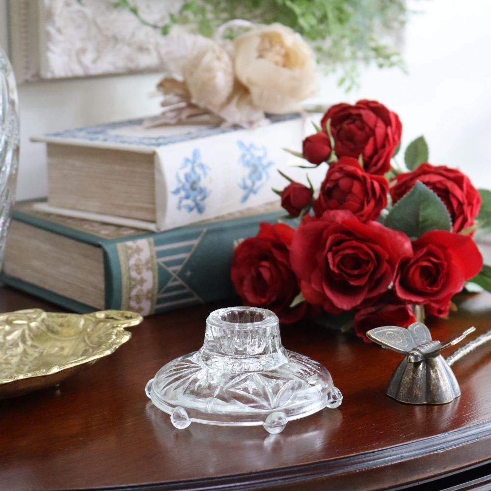 オシャレな輝き♪ ガラスキャンドルスティック VC104-042010