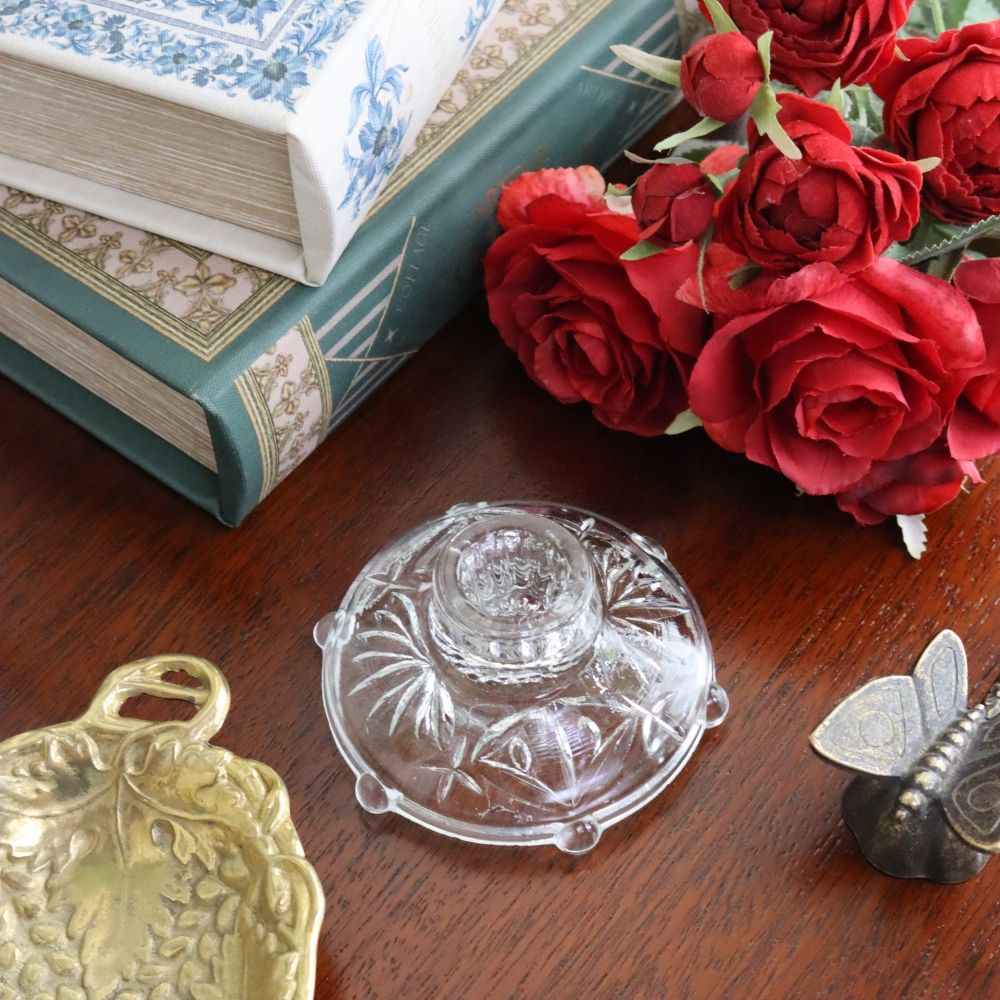 オシャレな輝き♪ ガラスキャンドルスティック VC104-042010