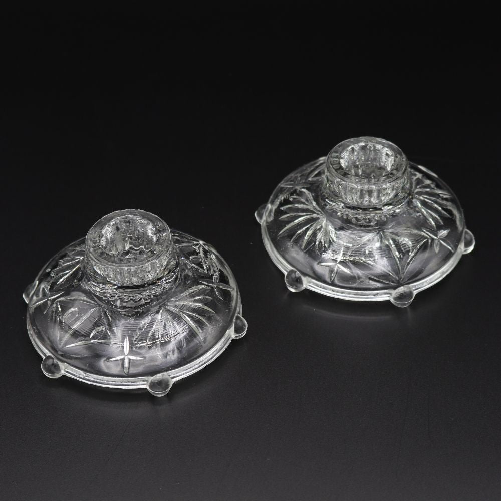 オシャレな輝き♪ ガラスキャンドルスティック VC104-042010