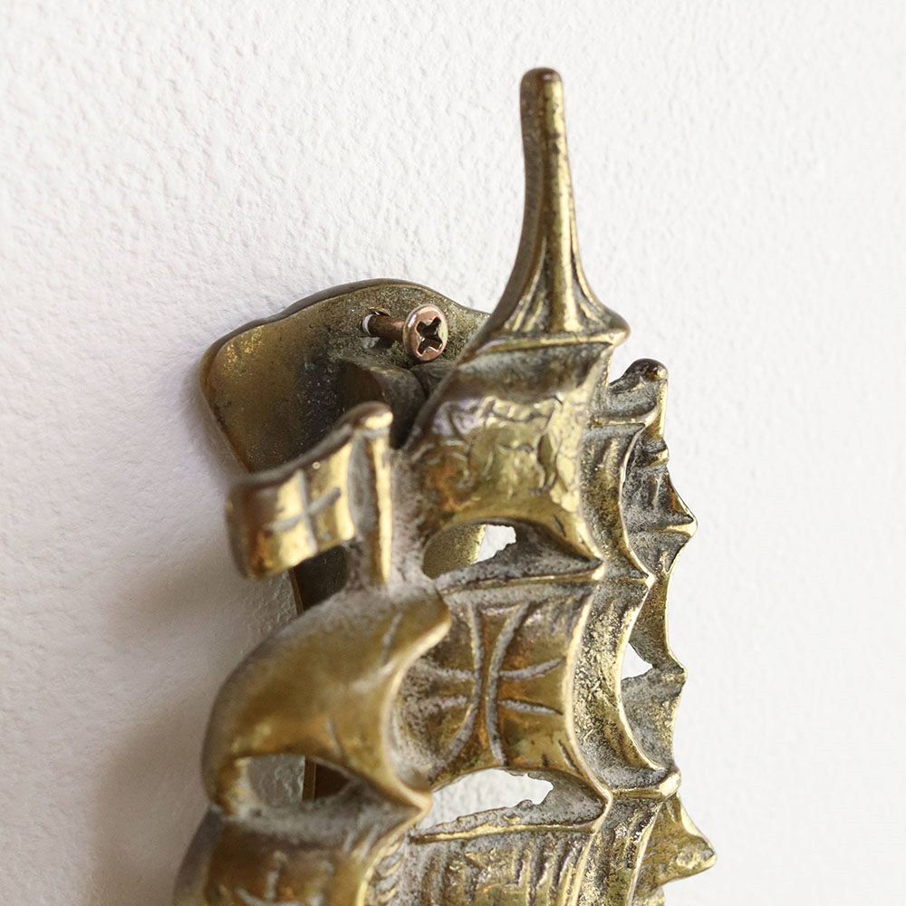 オシャレな帆船型♪ ドアノッカー VC104-076003