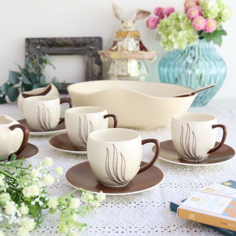 オシャレフォルムに夢中♪ 食器セット 【CARLTON WARE / Australian Design(Windswept pattern)】 VC104-083002