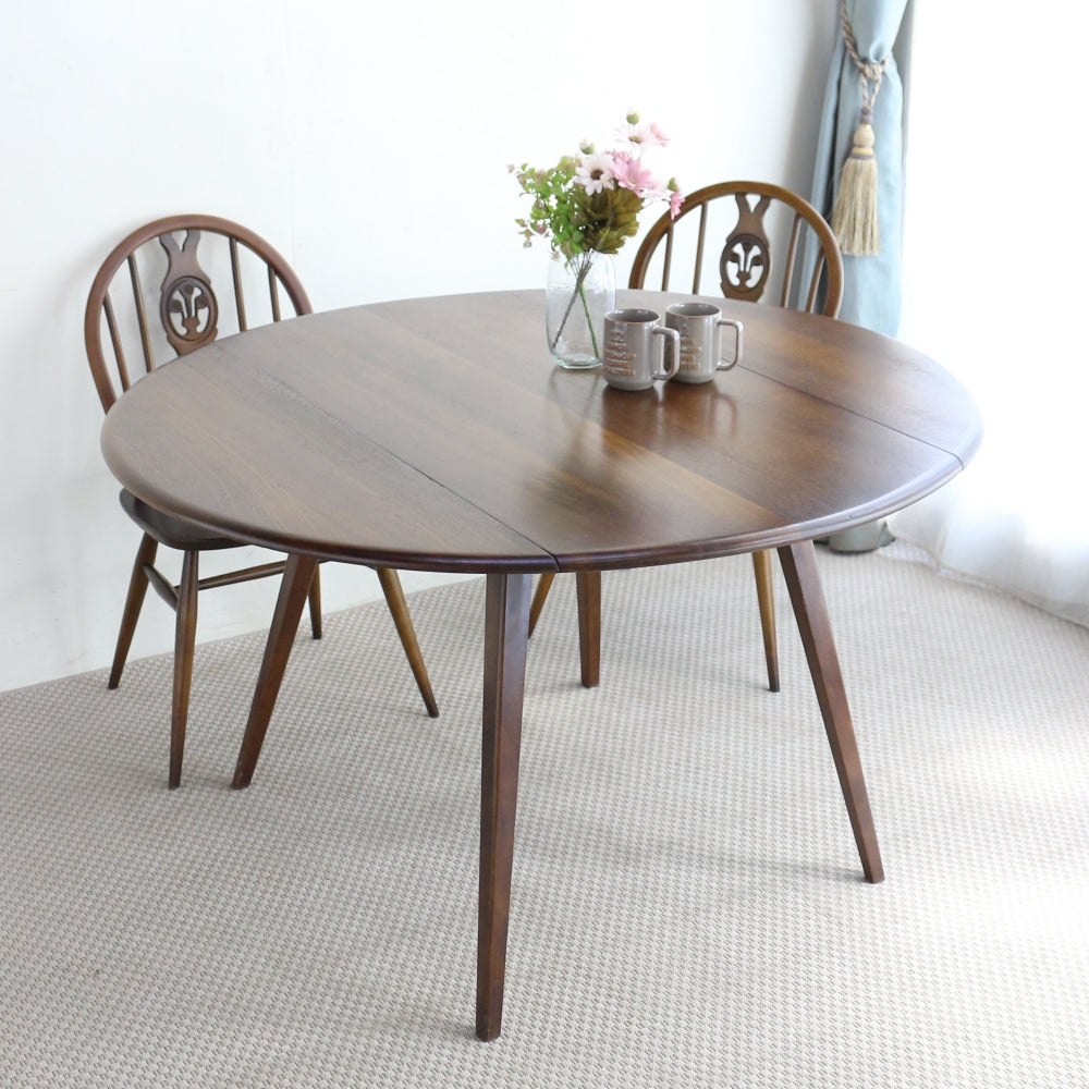 毎日使うのが楽しみ♪ ドロップリーフテーブル【ERCOL】 VC104-160