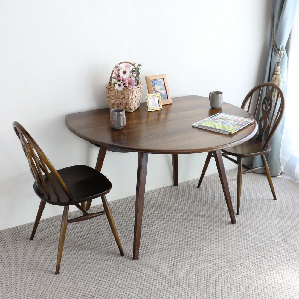 毎日使うのが楽しみ♪ ドロップリーフテーブル【ERCOL】 VC104-160