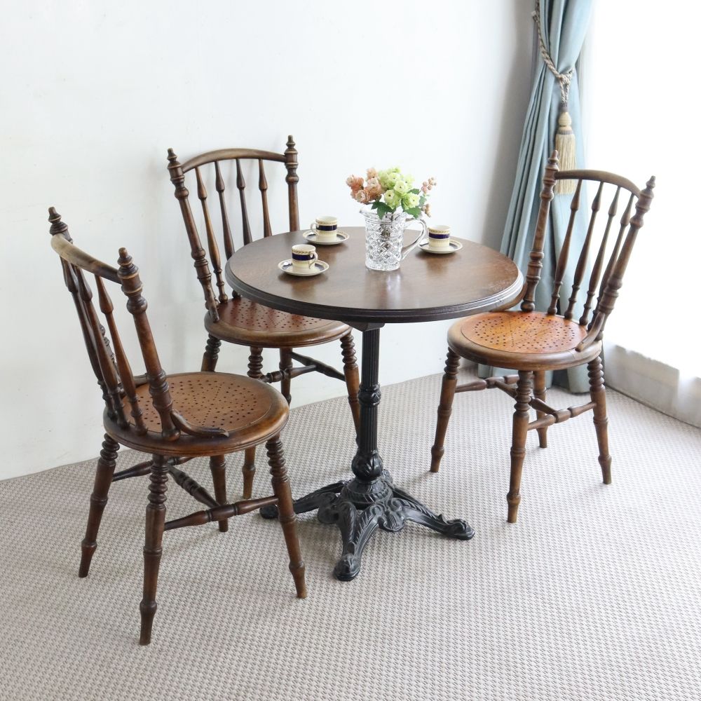 オシャレな挽物細工♪ ベントウッドチェア VC104-177