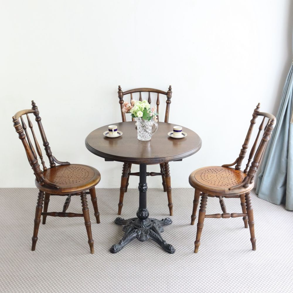 オシャレな挽物細工♪ ベントウッドチェア VC104-177