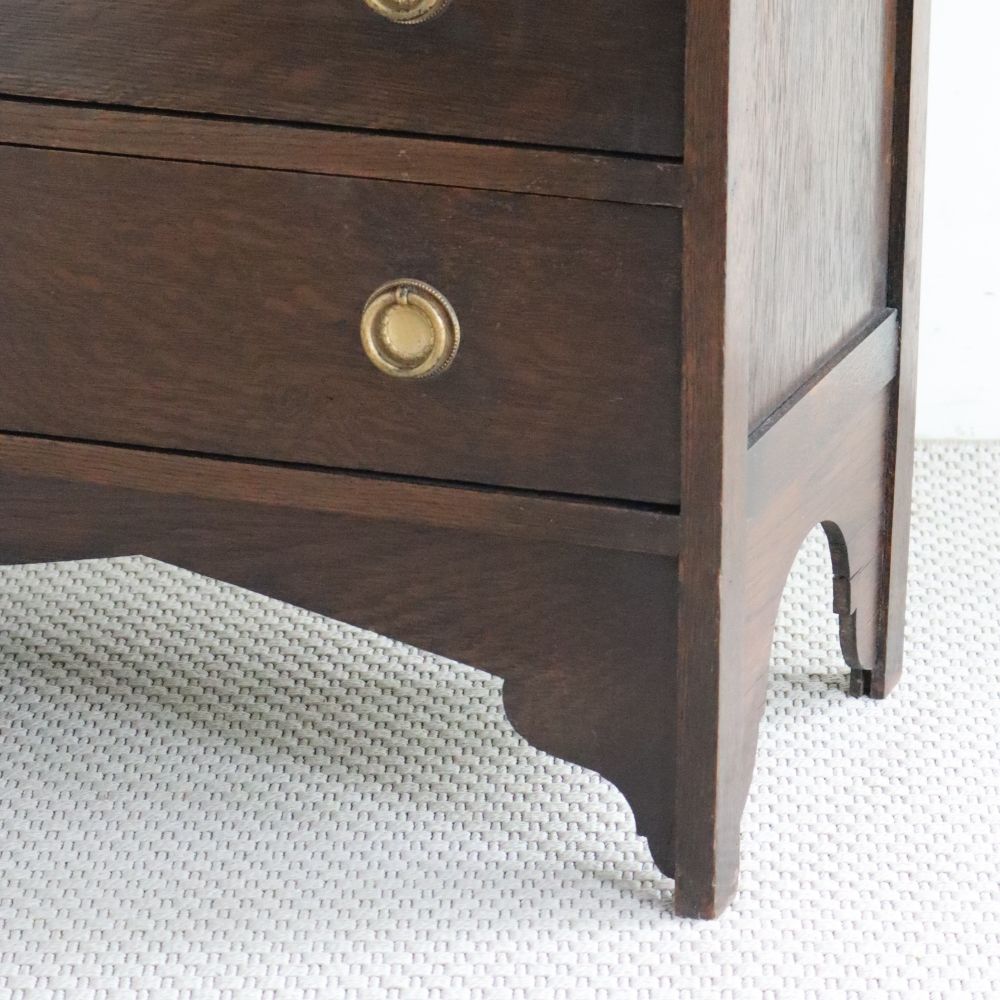 オーバル・ミラーが素敵♪ドレッシングチェスト VC104-193