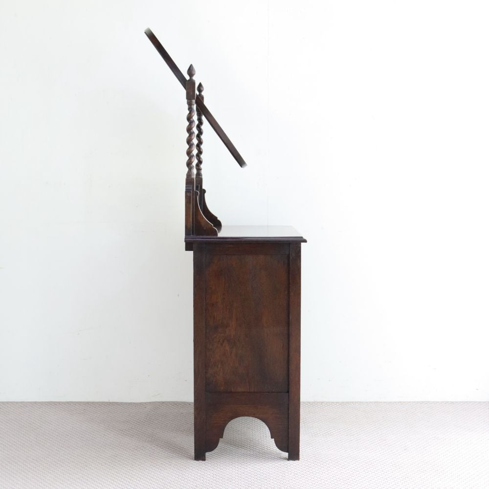 オーバル・ミラーが素敵♪ドレッシングチェスト VC104-193