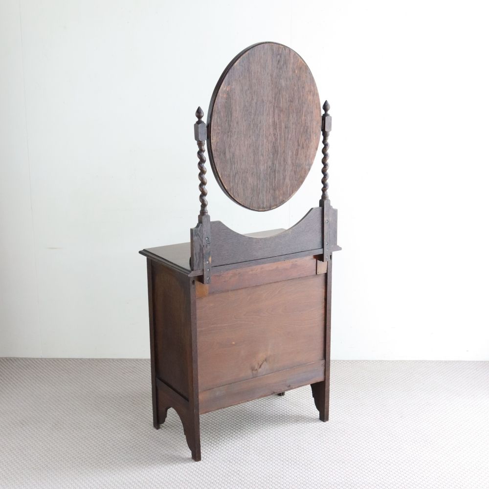 オーバル・ミラーが素敵♪ドレッシングチェスト VC104-193