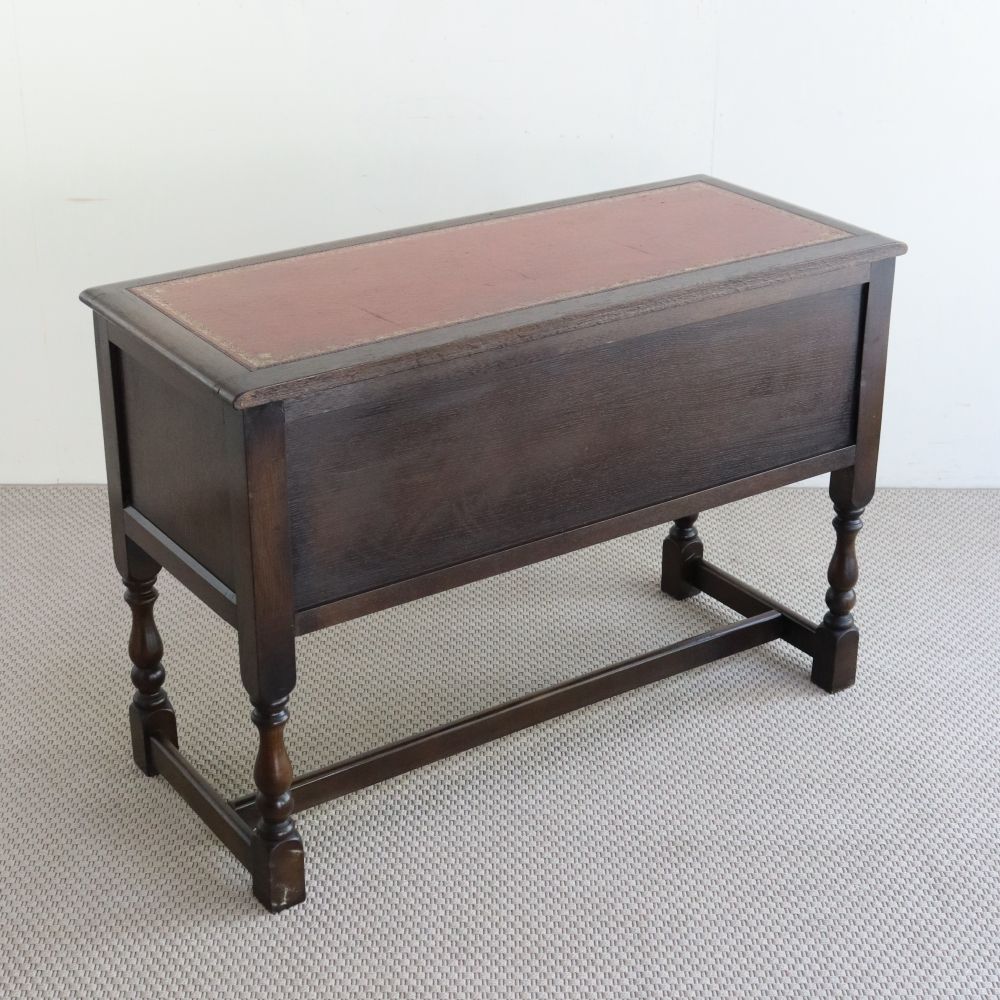 オシャレな革張り天板♪ デスク VC104-355