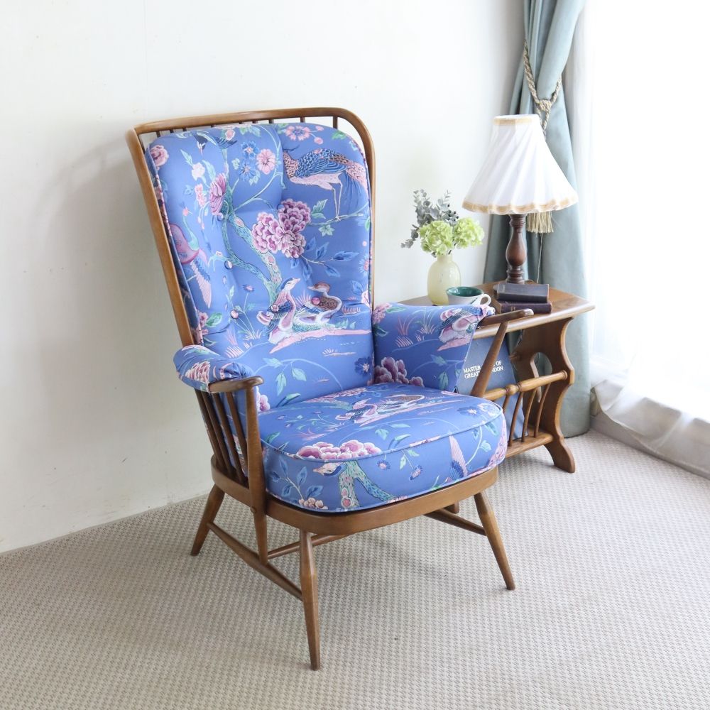 頭まで包み込むハイバック♪ イージーチェア【ERCOL】 VC104-502001226972