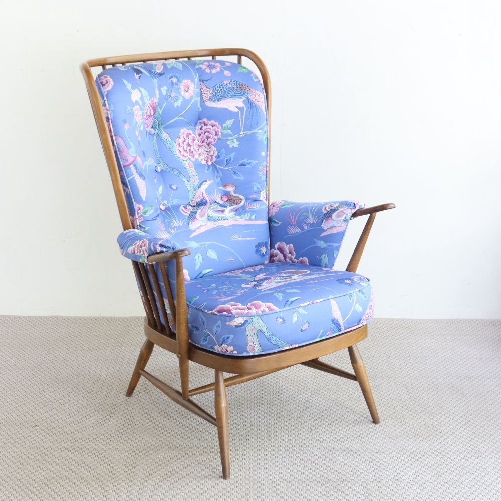 頭まで包み込むハイバック♪ イージーチェア【ERCOL】 VC104-502001226972