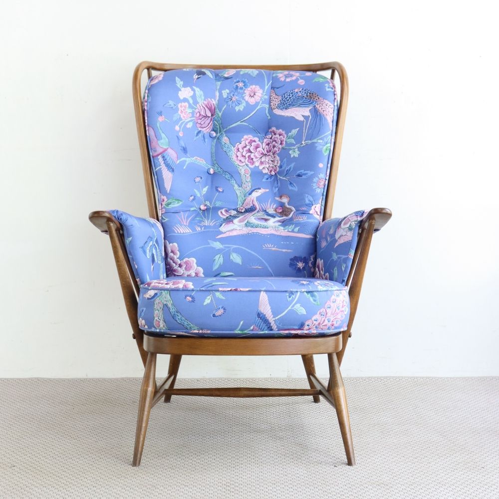 頭まで包み込むハイバック♪ イージーチェア【ERCOL】 VC104-502001226972