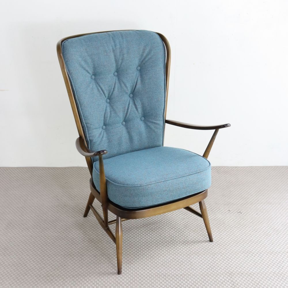 極上のくつろぎ感♪ ソファ1人掛け(イージーチェア)【Ercol/No.478】 VC106-013002