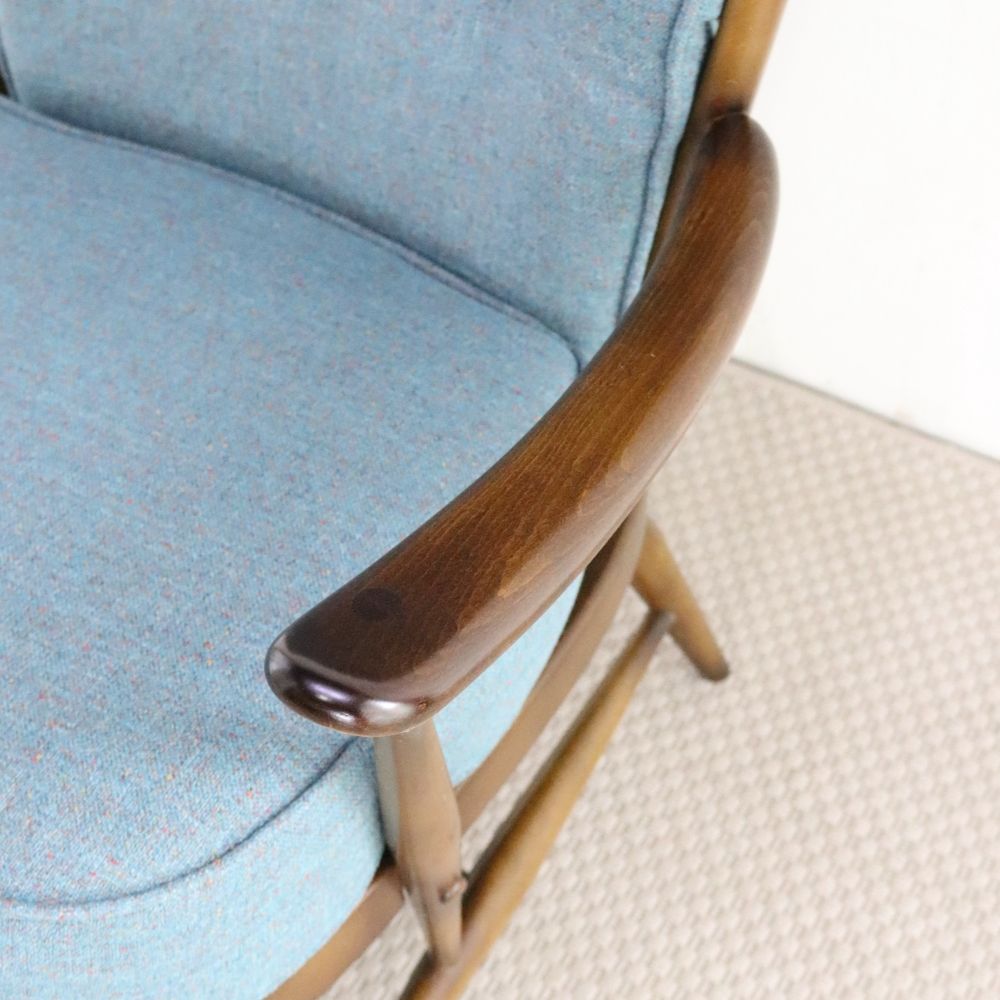 極上のくつろぎ感♪ ソファ1人掛け(イージーチェア)【Ercol/No.478】 VC106-013002
