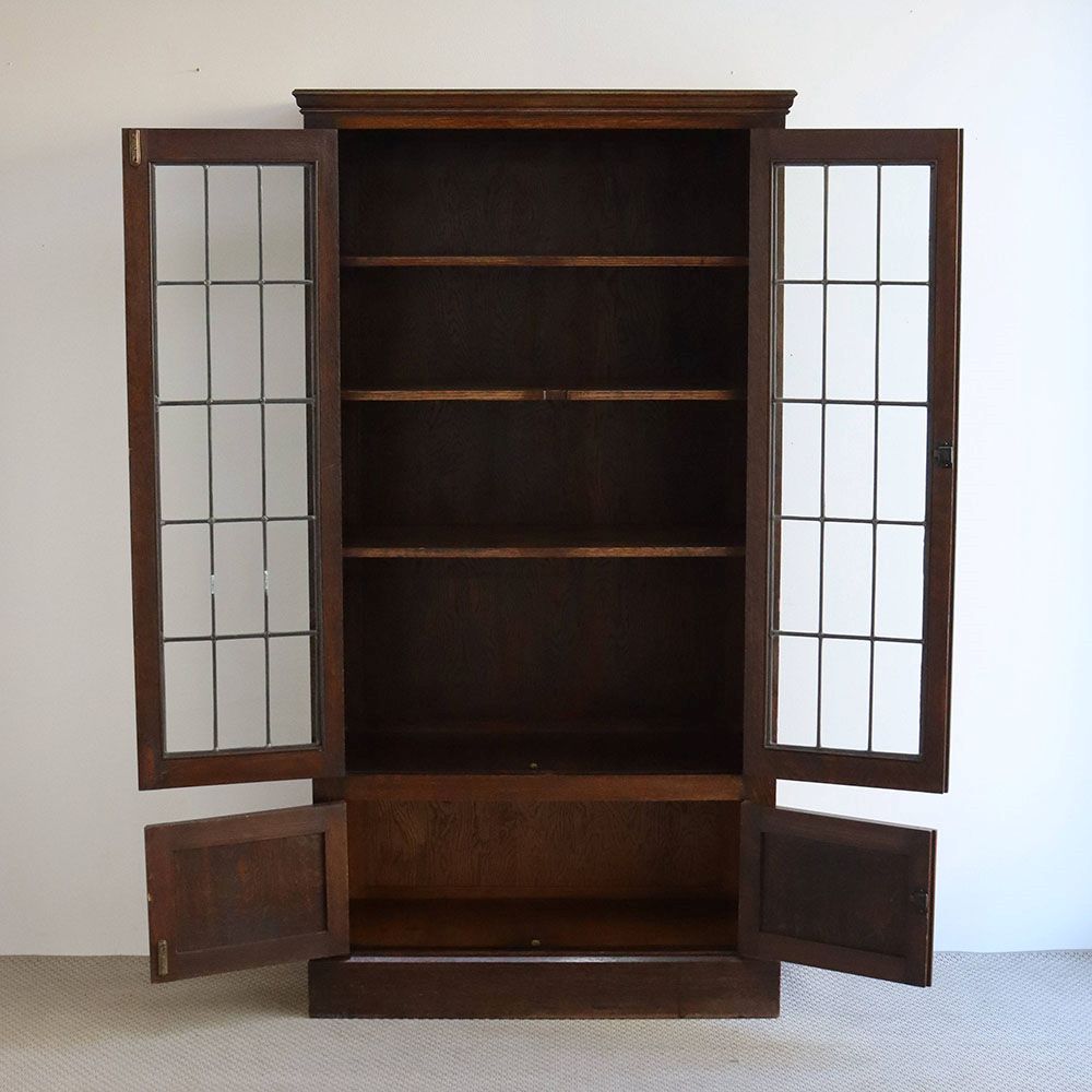 オークの杢目がオシャレです♪ ブックケース VC106-034