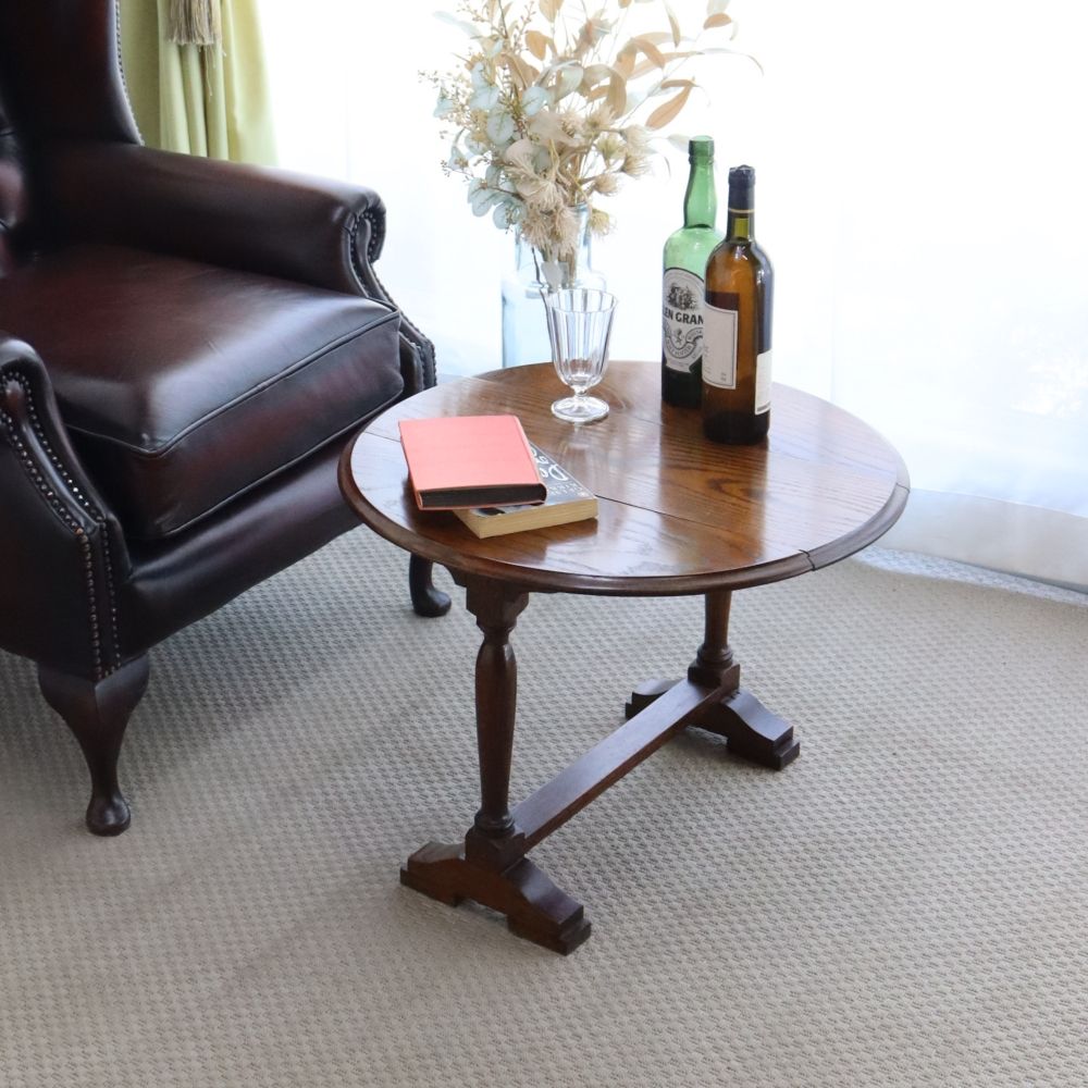 オシャレシルエット♪ ドロップリーフコーヒーテーブル VC106-040