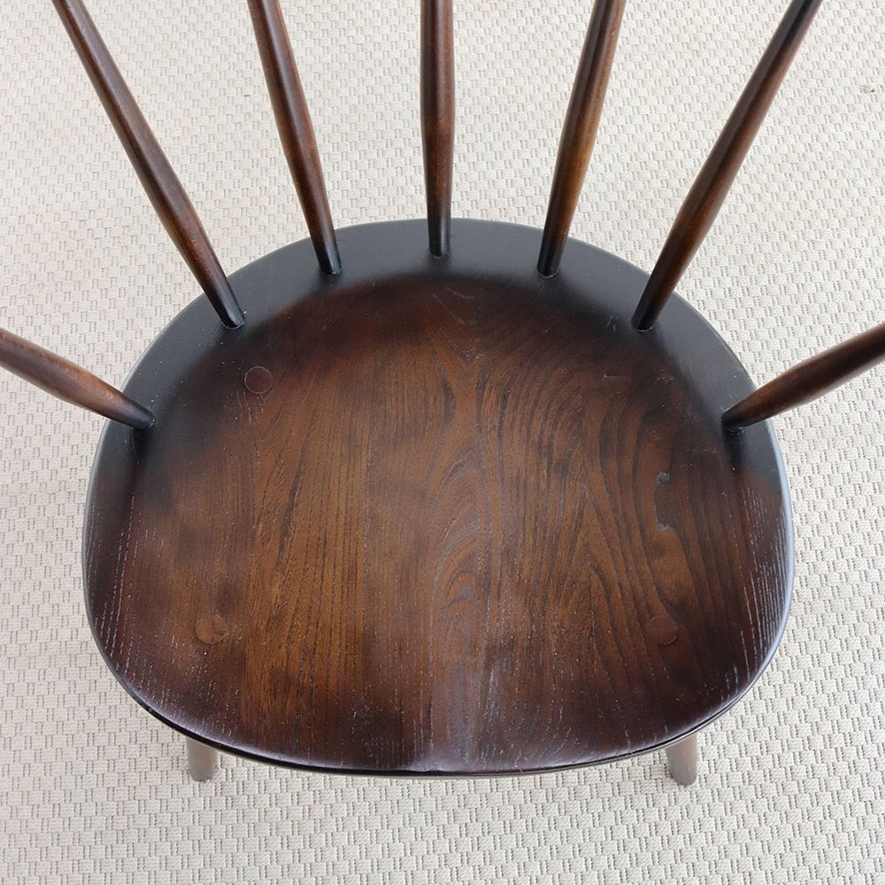 くつろぎのカウホーンチェア♪ アーコール・チェア【ERCOL / No.338 Fireside Chair】 VC106-062