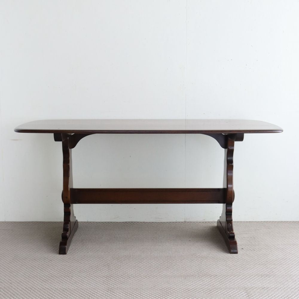 オーク材の天板がカッコいい♪ レフェクトリーテーブル【Ercol(アーコール)】 VC106-100