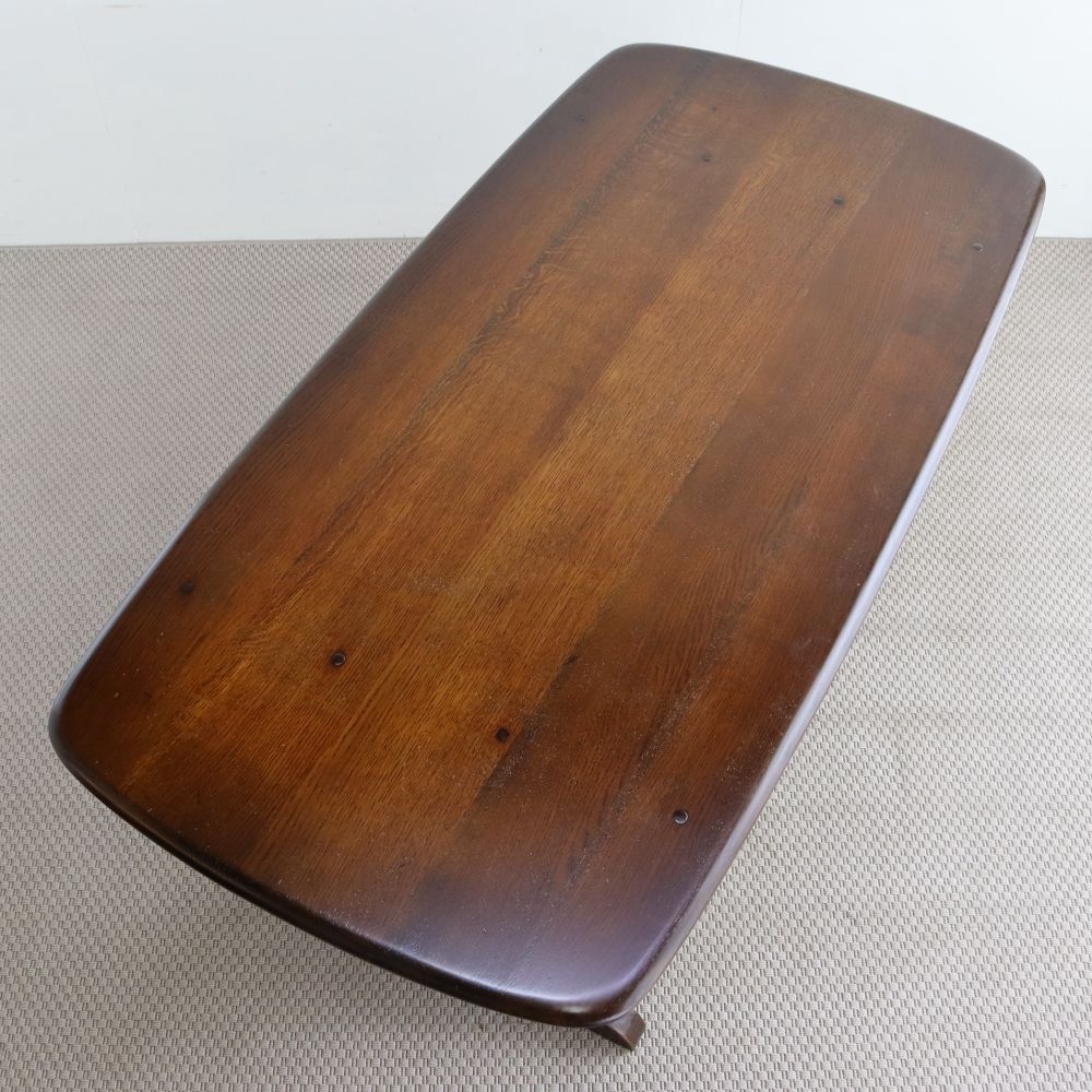 オーク材の天板がカッコいい♪ レフェクトリーテーブル【Ercol(アーコール)】 VC106-100