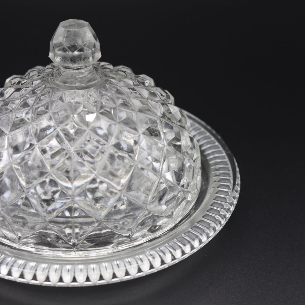 オシャレなドーム型♪ ガラスバターケース VC106-111006