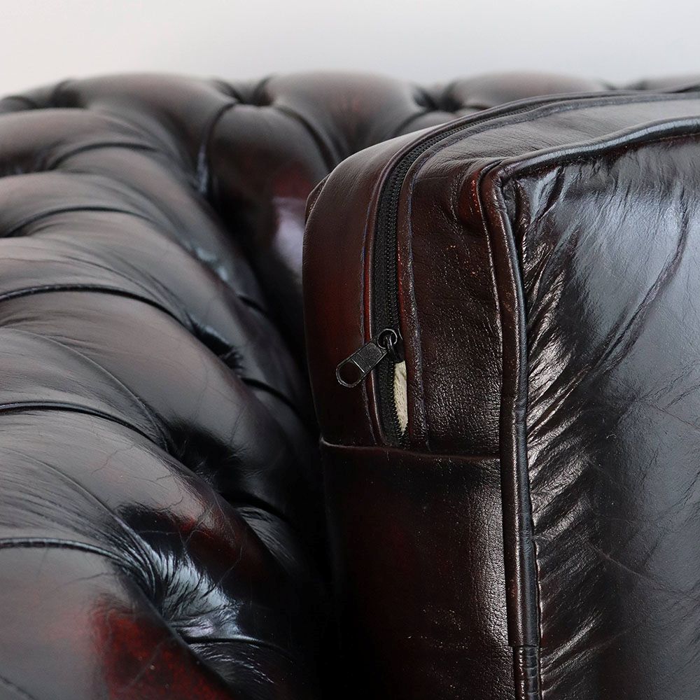 オシャレな特等席♪ チェスターフィールドソファ1人掛 VC106-143