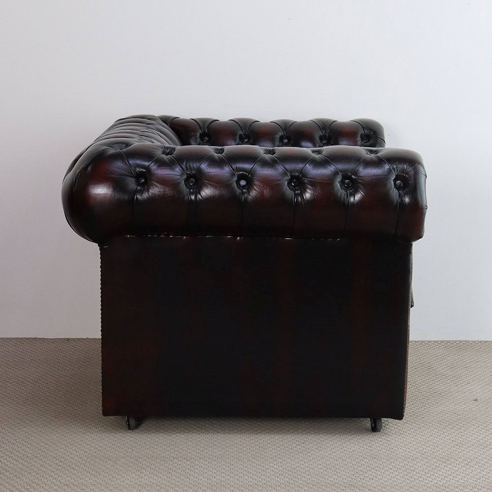 オシャレな特等席♪ チェスターフィールドソファ1人掛 VC106-143