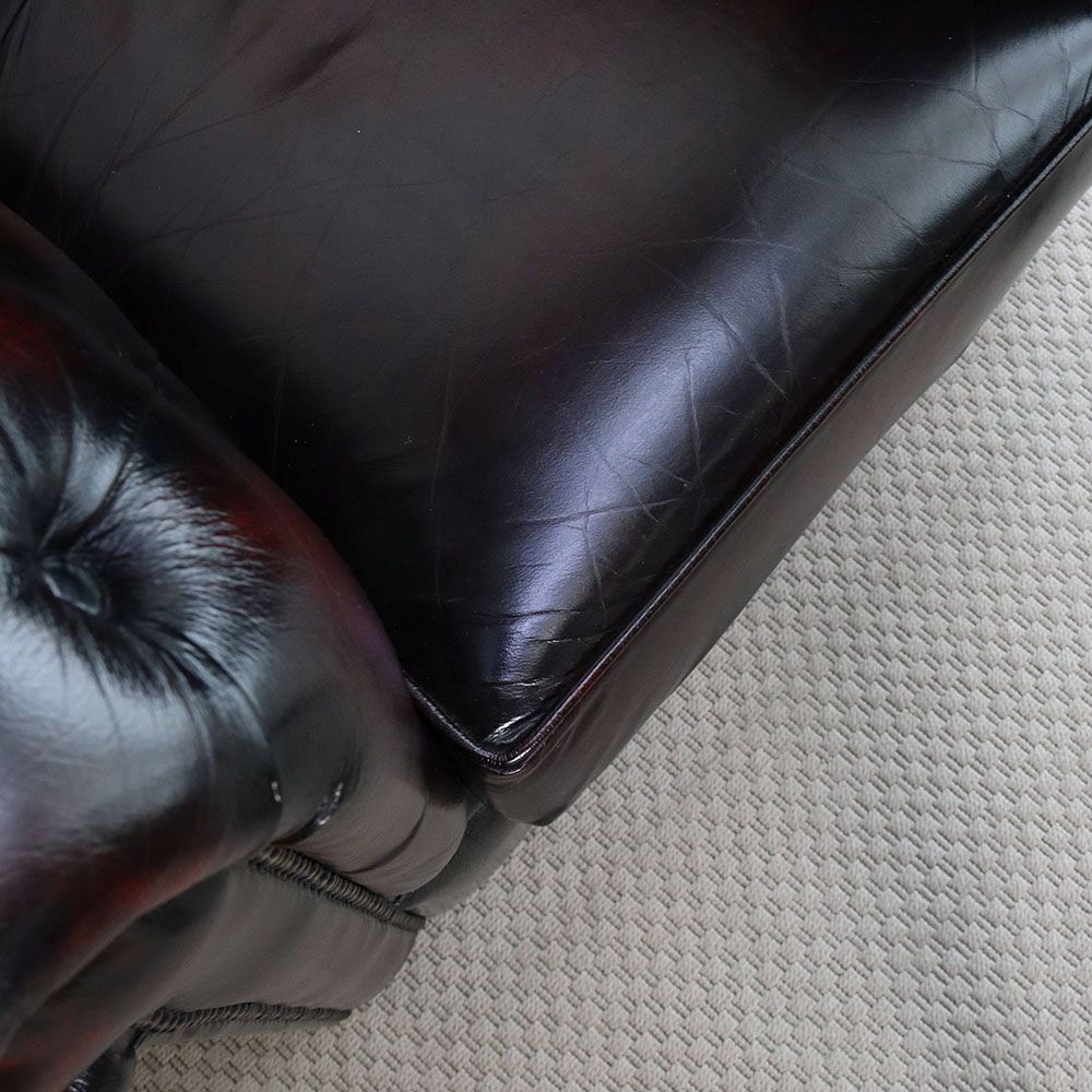 オシャレな特等席♪ チェスターフィールドソファ1人掛 VC106-143