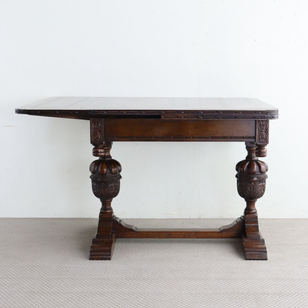 オシャレなブルボーズレッグ♪ ドローリーフテーブル VC106-170