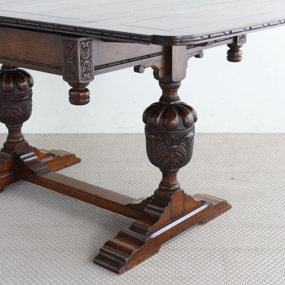 オシャレなブルボーズレッグ♪ ドローリーフテーブル VC106-170