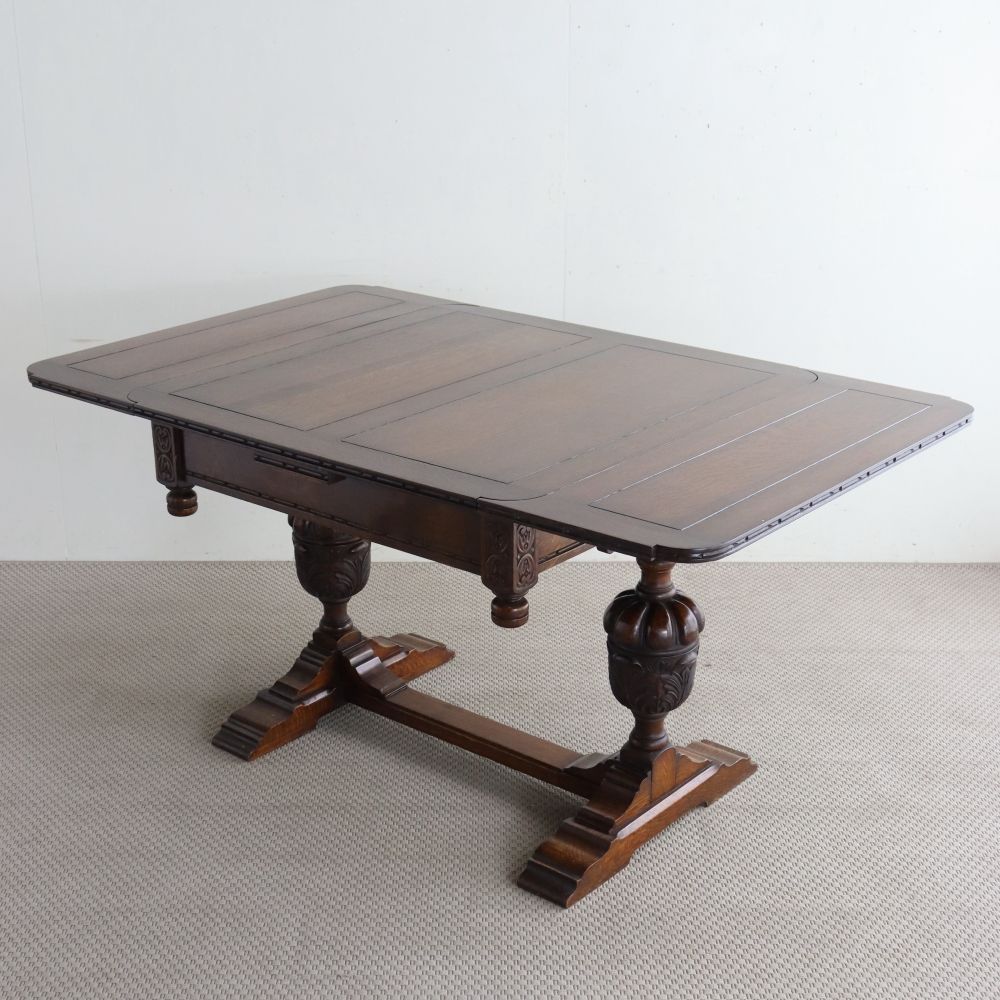 オシャレなブルボーズレッグ♪ ドローリーフテーブル VC106-170