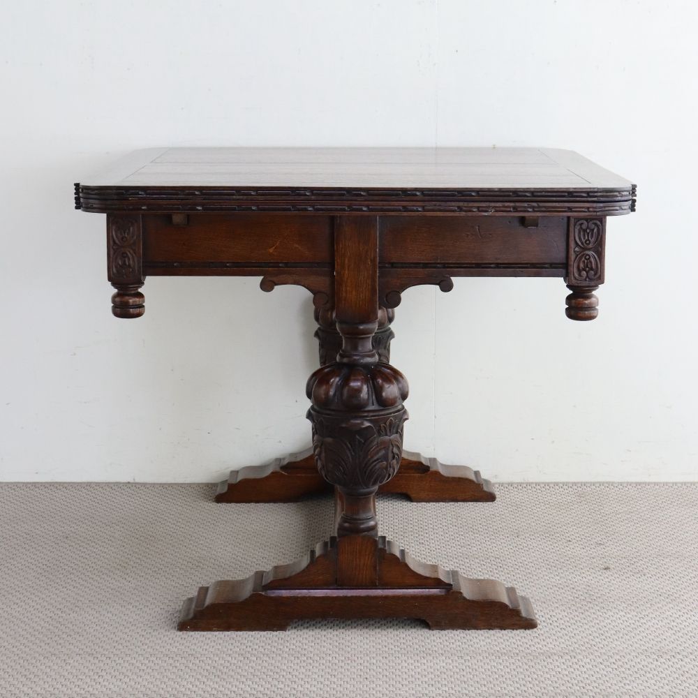 オシャレなブルボーズレッグ♪ ドローリーフテーブル VC106-170