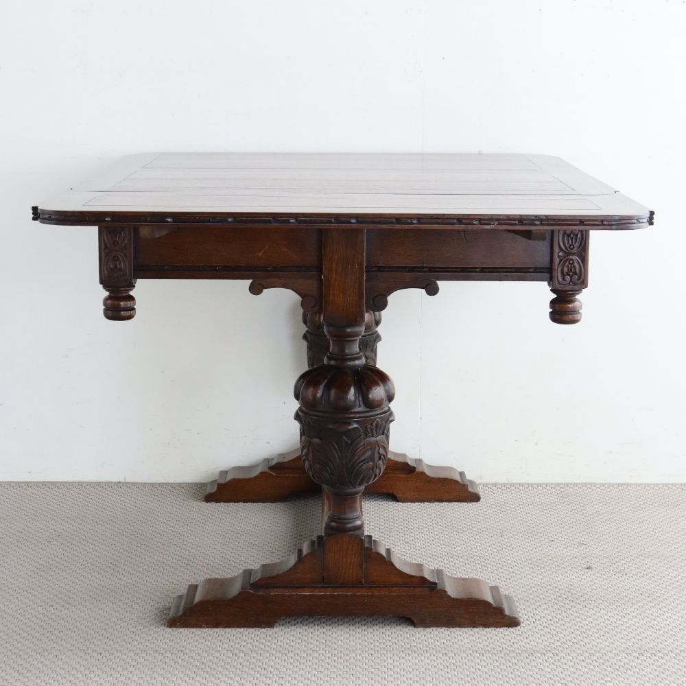 オシャレなブルボーズレッグ♪ ドローリーフテーブル VC106-170