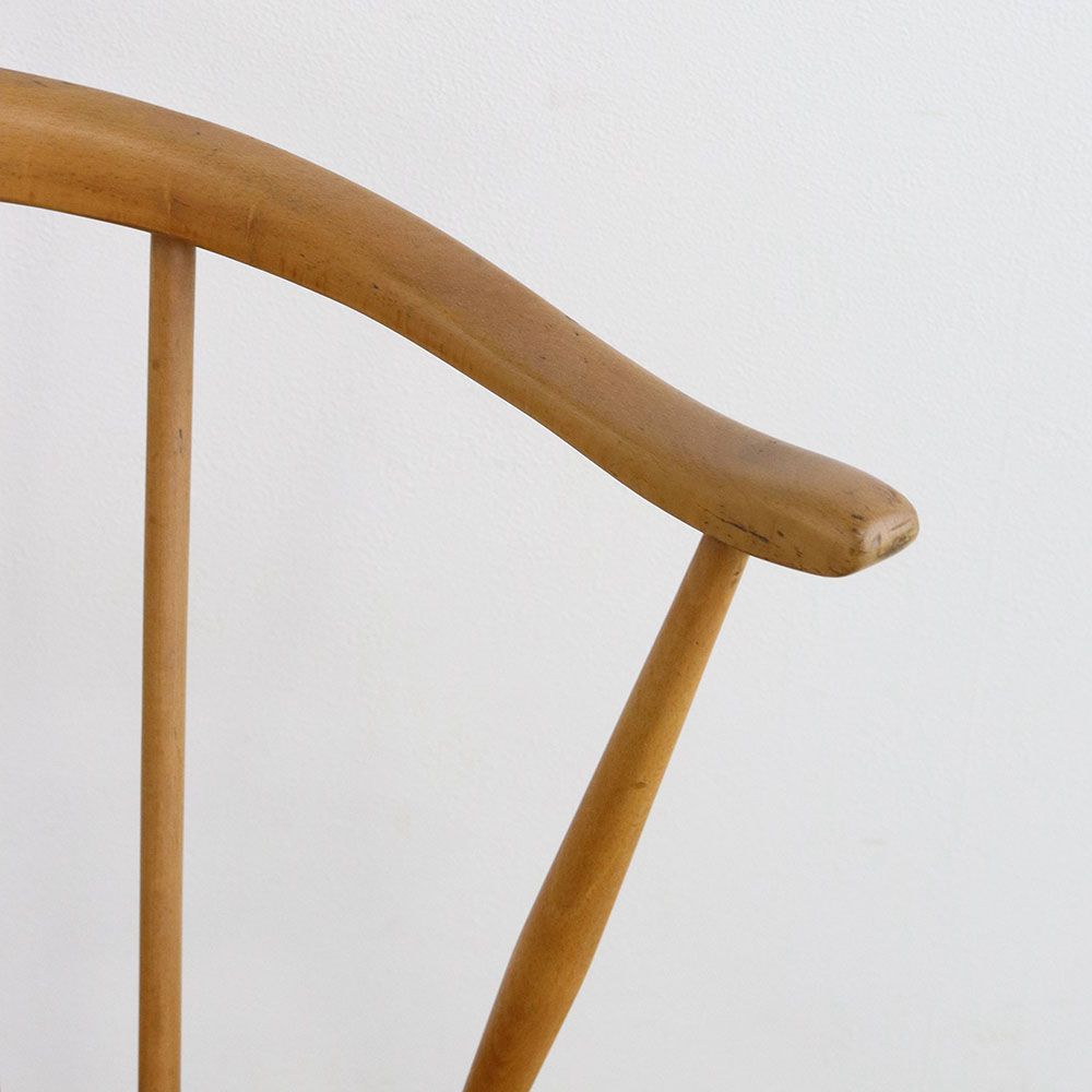 アームは牛の角の形♪ カウホーンチェア【ERCOL / No.451 Low-sated Fireside Chair】 VC106-193-02