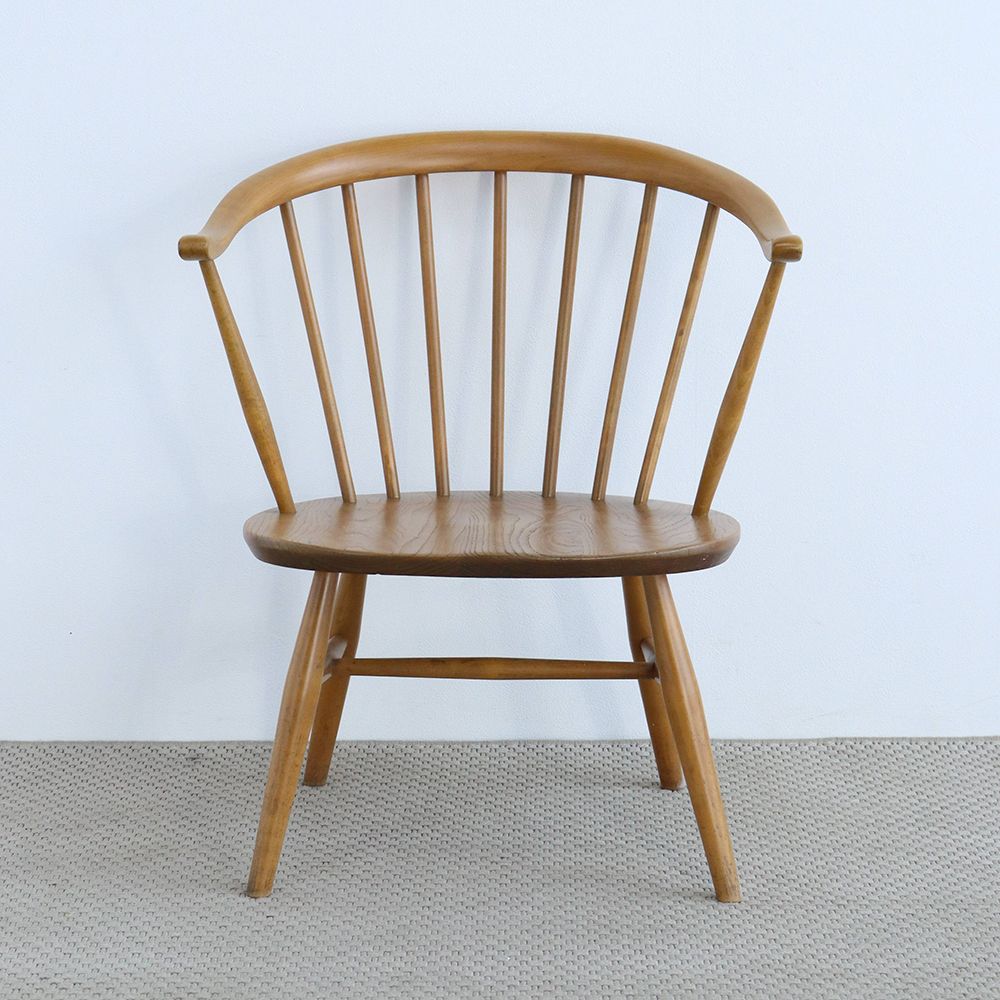 アームは牛の角の形♪ アーコール・カウホーンチェア【ERCOL / No.451 Low-sated Fireside Chair】 VC106-193-01