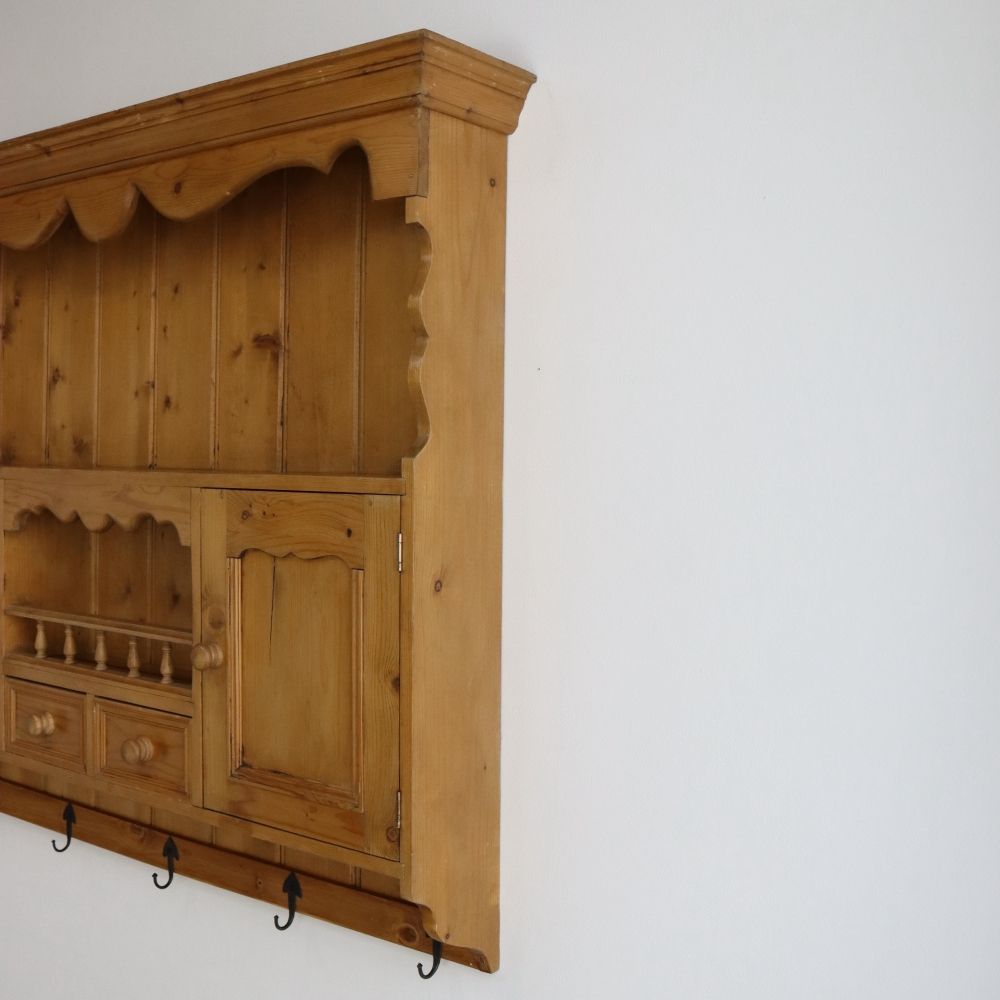 オシャレな壁面収納♪ パインウォールラック VC106-231-001