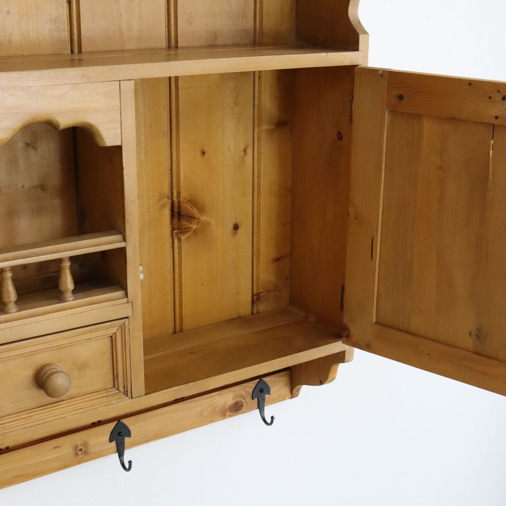 オシャレな壁面収納♪ パインウォールラック VC106-231-001