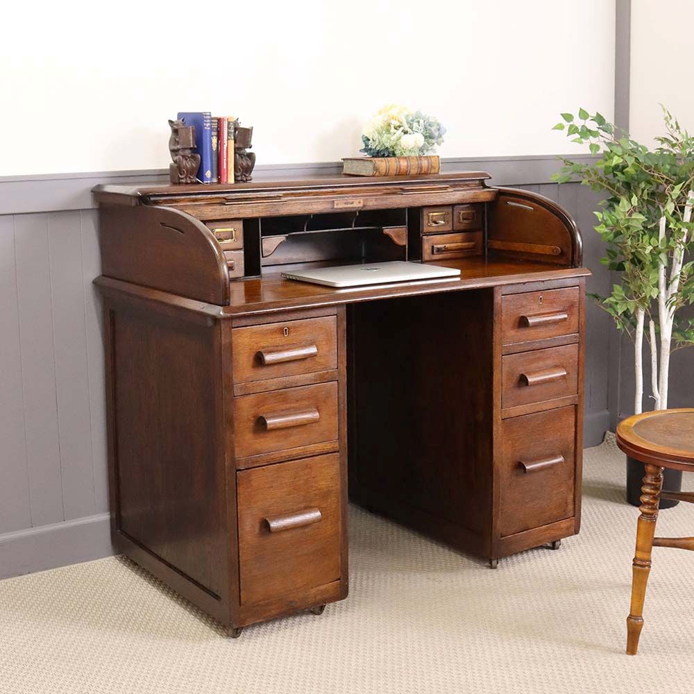 オシャレなロールトップ♪ デスクHarris Lebus VC106-241