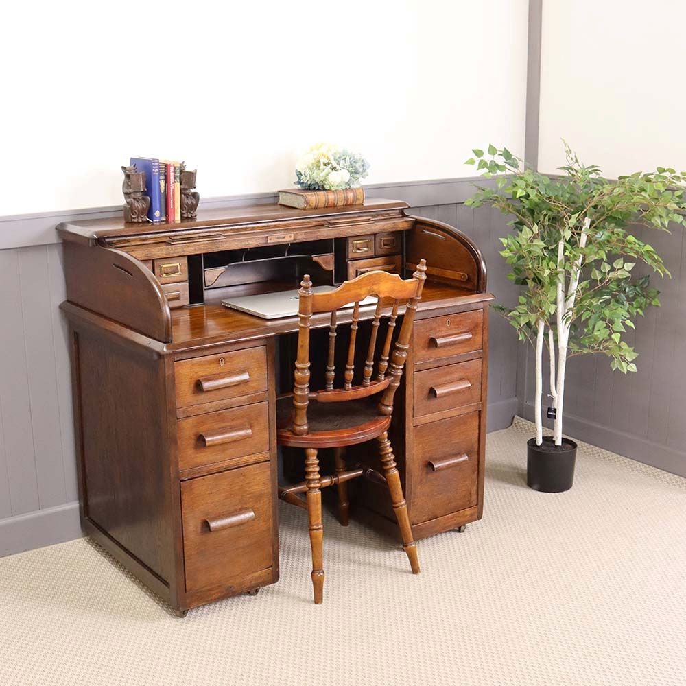 オシャレなロールトップ♪ デスクHarris Lebus VC106-241