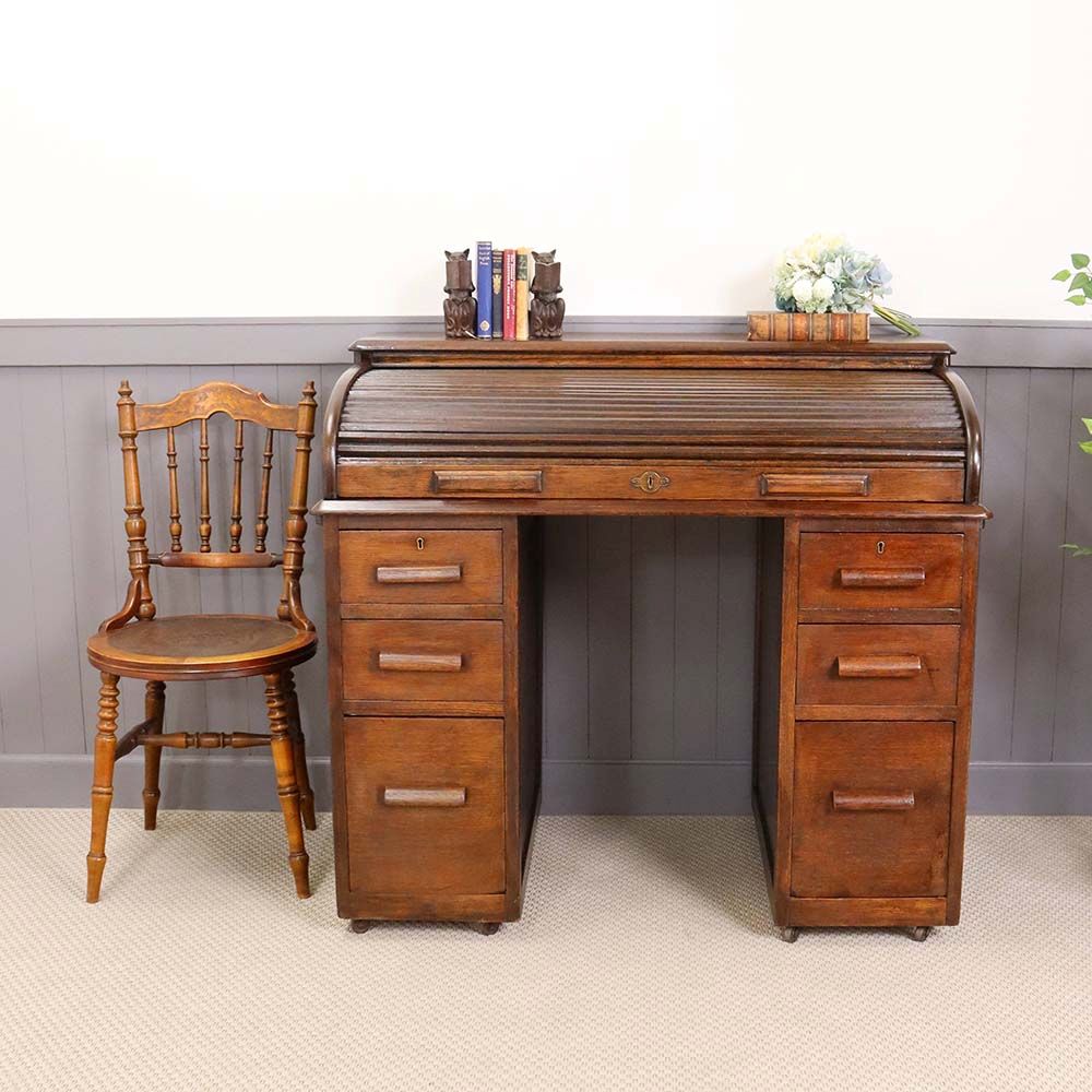 オシャレなロールトップ♪ デスクHarris Lebus VC106-241